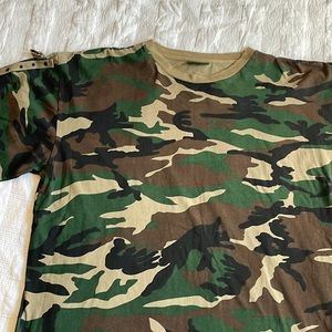 Short Sleeve Camouflage Shirt 2XL